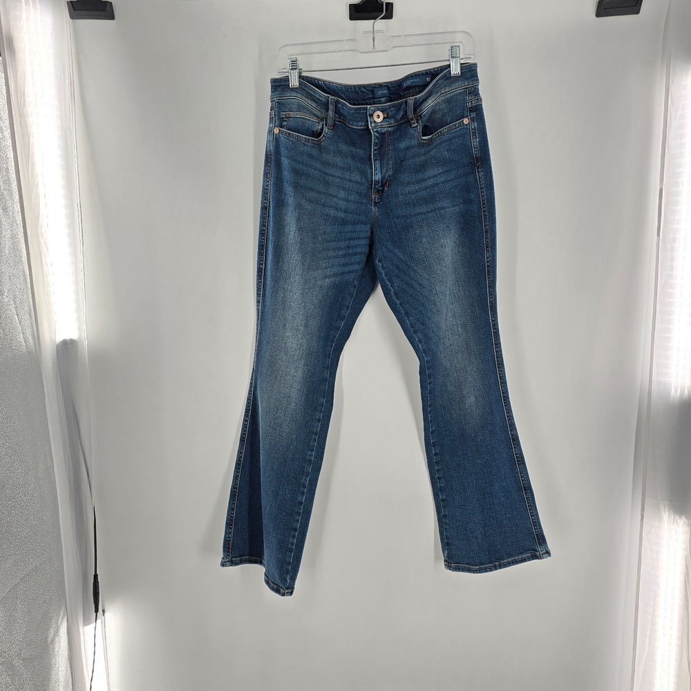 J Jill Jeans Womens Blue Modern Slim Boot Cut Stretch Denim Mid Rise Casual 10P